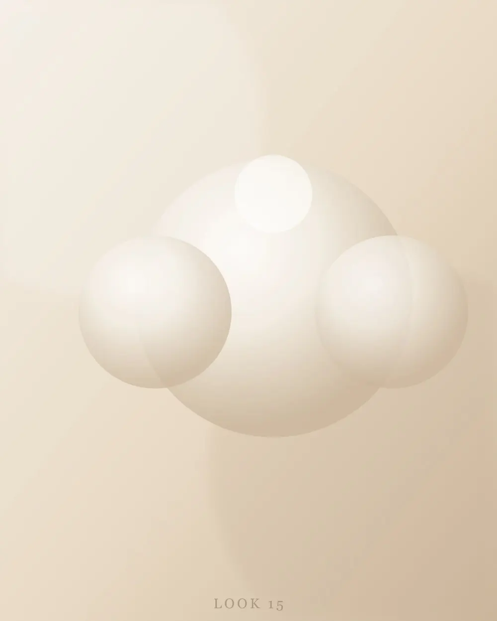 Layered pearl necklace in soft light